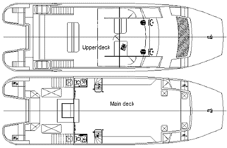 Threefold 6 Plywood trimaran boat plans