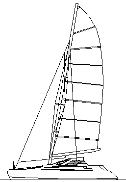 Threefold 6 plywood trimaran boat plans