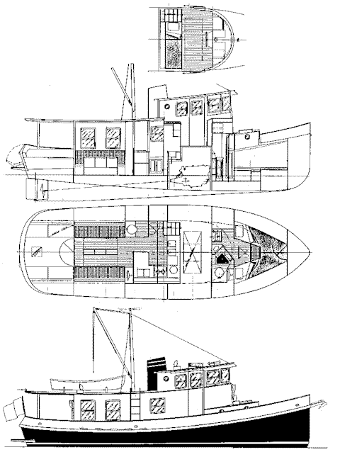 Threefold 6 plywood trimaran boat plans