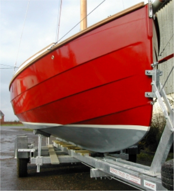 Cape Henry 21 plywood trailer sailer