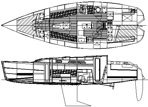 Didi 34 radius chine plywood boat