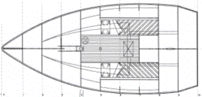 Didi Mini radius chine plywood Mini-Transat boat plans