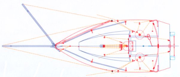 Didi Mini radius chine plywood Mini-Transat boat plans