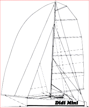 Didi Mini radius chine plywood Mini-Transat boat plans