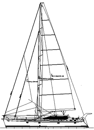 Dix 61 schooner rig