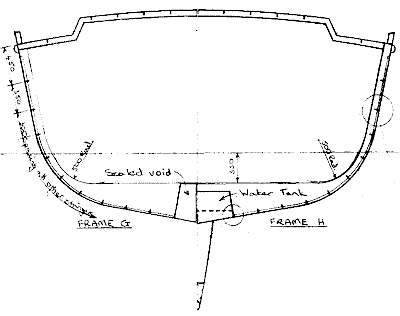 Dix 65 Radius chine steel sailboat