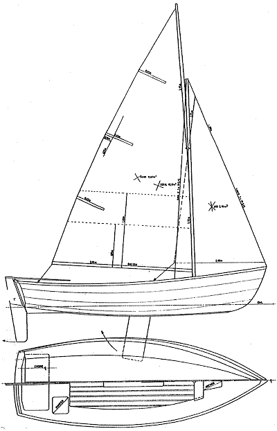 Explorer GRP classic sailing dinghy