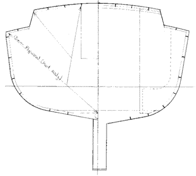 Hout Bay 33 radius chine steel cruiser boat plans