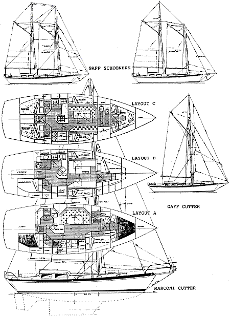 Hout Bay 40 multi-chine steel boat plans