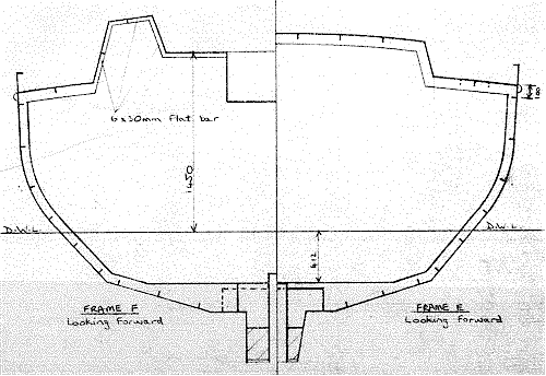 Little Creek 47 hull section