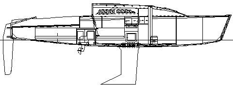 Mount Gay 30 radius chine plywood boat plans