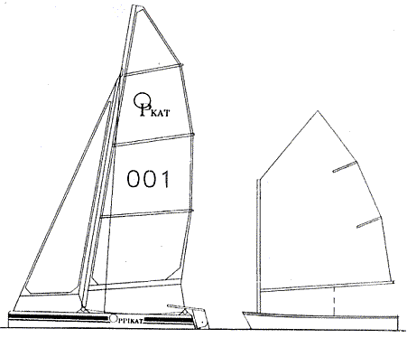 Oppikat training catamaran