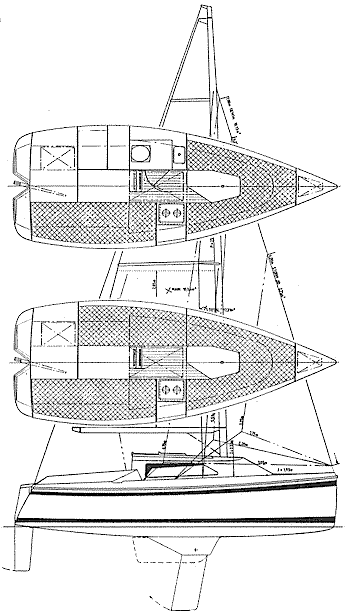 Cape Henry 21 plywood trailer sailer